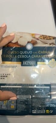 Girasoles queso de cabra y cebolla caramelizada