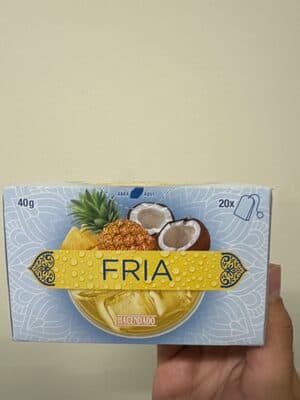 Infusión fría con sabor a piña y coco