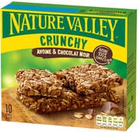 Crunchy Avoine & Chocolat Noir x 5 x 2 barres de 21 g