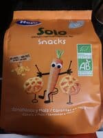 Snacks zanahorias y maíz