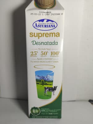 Leche desnatada Suprema