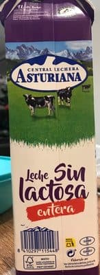 Asturiana leche sin lactosa entera