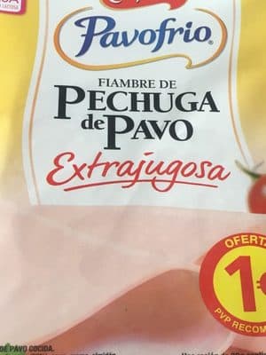 Fiambre de pechuga de pavo