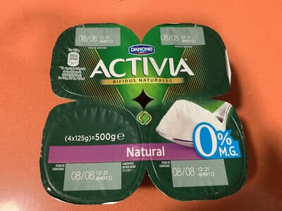 Activia bífidus natural desnatado 0%