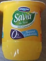 Postre de soja natural edulcorado