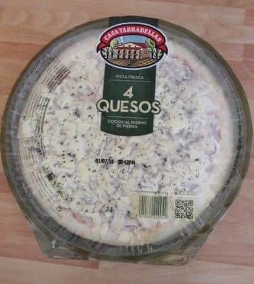 Pizza fresca 4 quesos