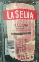 Bacon ahumado con madera de haya