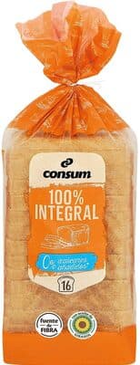 Pan de molde integral
