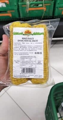 Maíz dulce al vacío