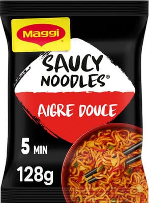 MAGGI Nouilles Instantanées Saveur Aigre-Douce - Sachet de 128g