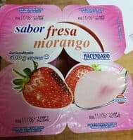 Yogur sabor fresa