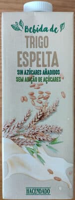 Bebida de trigo espelta sin azúcares añadidos