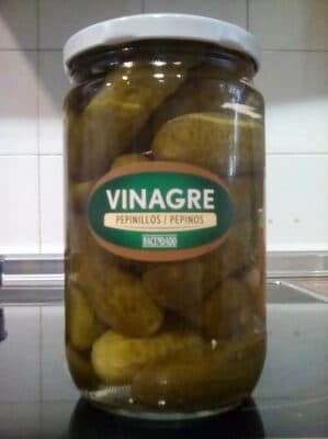 Pepinillos en vinagre