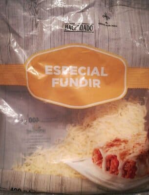 Queso rallado especial fundir