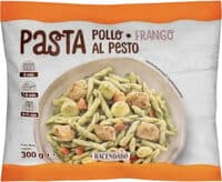 Ensalada de pasta con pollo al pesto congelada