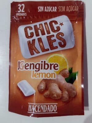 Chicles jengibre y limón