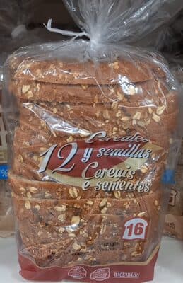Pan de molde 12 cereales y semillas