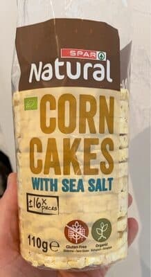 Corn cakes with sea salt