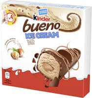 KINDER Bueno Ice Cream Barre Crème Glacée au Lait Enrobée de Chocolat