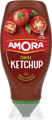 Amora Ketchup Flacon Souple Tête en bas 550g