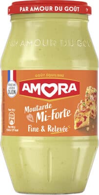 Amora Moutarde Mi-Forte Bocal 415g