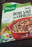 Knorr Soupe Déshydratée Petit Salé aux Lentilles 3 Portions