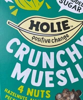 Holie's Crunchy muesli 4 nuts