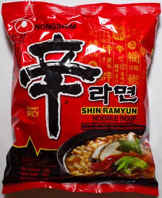 Shin Ramyun Instant Noedels, Heet en pittig