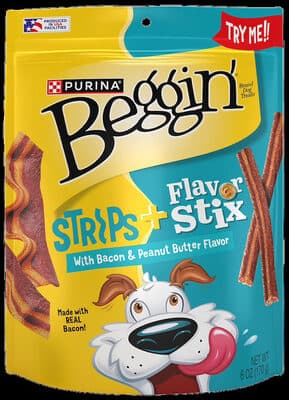 Purina Beggin Flavor Stix With Peanut Butter Flavor