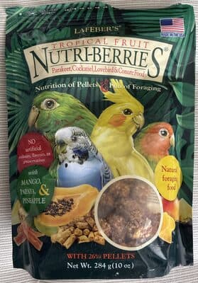 Tropical Fruit Nutri-Berries for Cockatiels