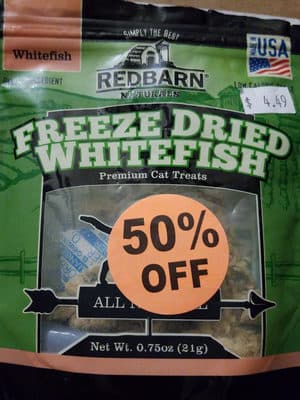 Freeze Dried Whitefish Cat Treats