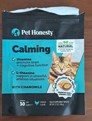 Calming Health Supplement For Cats