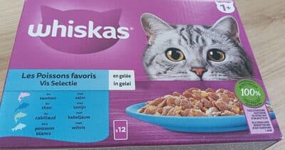 Whiskas 1+ Vis selectie in gelei