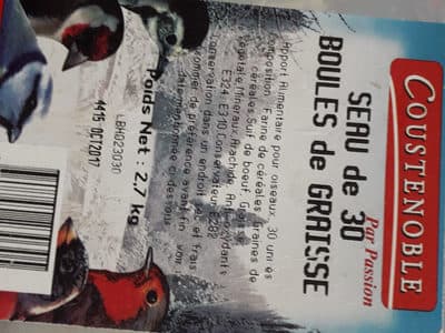 boules de graisse