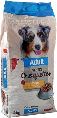 Multicroc au poulet, moyen et grand chien (11.5% du mélange contient 4% de poulet déshydraté)
