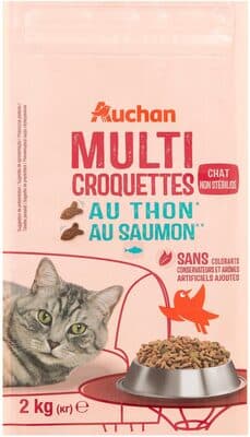 Multicroquettes au thon* au saumon** - Chat non stérilisé
