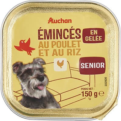 Emincés en gelée au poulet et au riz
