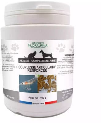 Souplesse articulaire renforçée - 100g pour chien et chat