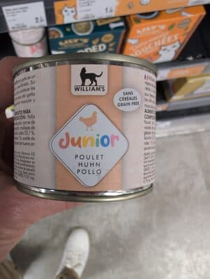 Pâtée pour Chat au Poulet – JUNIOR