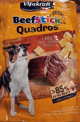Vitakraft Beef-stick Quadros + Queso
