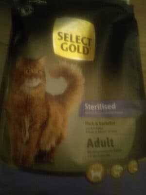 select gold sterilised fish & kartoffel