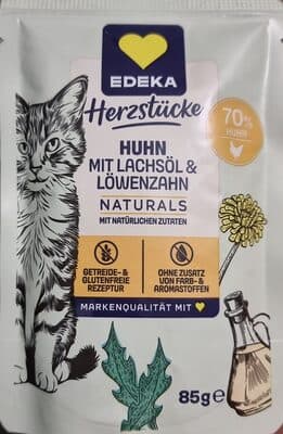 Huhn mit Lachsöl & Löwenzahn Naturals