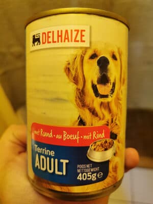 Terrine pour chien