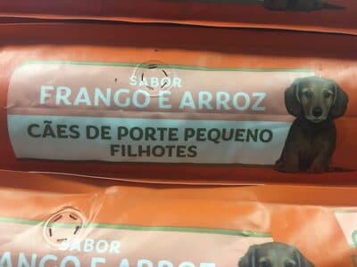 Golden filhote frango e arroz