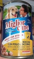 Miglior cane Bocconi con Pollo e Tacchino