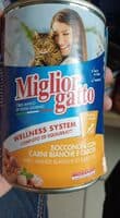 Miglior Gatto Bocconcini con carni bianche e carote