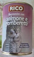 Bocconcini con salmone e gamberetti