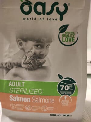 oasy adulti sterilized salmone