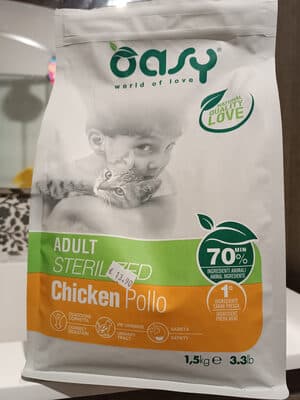 oasy adult sterilized pollo