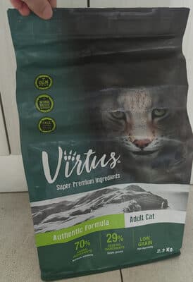 virtus authentic formula. adult cat. tacchino